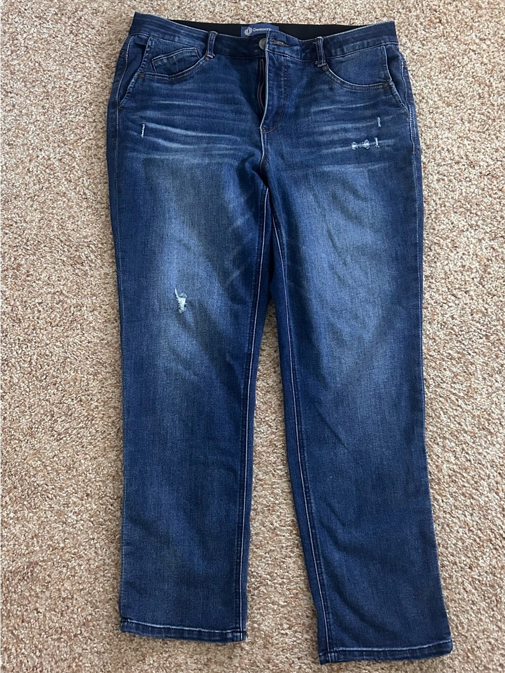 Democracy Dark Blue Women’s Jeans - Comfort Stretch Size 14